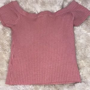 Pink h&m top